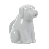 SOLUSTRE Keramik Kleiner Milchkännchen mit Henkel 40 Ml Weißer Hund...