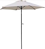 Pure Home & Garden Kurbelschirm Sunny 180 cm natur, mit UV-Schutz 50 Plus,...