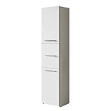 Badezimmerschrank Libra S43, Seitenschrank Hochschrank Farbauswahl Schrank...