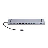 12-in-1 USB-C-USB-C-Adapter mit 4K-Ausgang,...