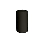 Risthò 56205_18 Stumpenkerzen, schwarz, Durchmesser 8 cm, Höhe 15 cm, 2...