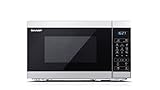 SHARP YC-MG02E-S Mikrowelle mit Grill (800 W, 20 L, 11 Leistungsstufen,...