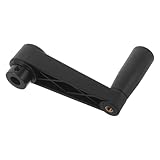 LOORGVEL Handkurbel 12mm Rundloch Kunststoffgriff Drehbar Ersatzgriff für...