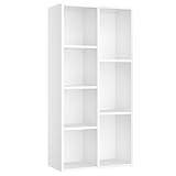 VASAGLE Bücherschrank, Bücherregal, mit 7 Fächern, Büroregal,...