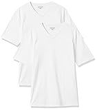 Amazon Essentials Herren Kurzärmelige T-Shirts mit V-Ausschnitt, 2er-Pack,...