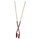 Galaflor Handbagger (Stahl) mit Holz-Stiel (95 cm) - Gesamtlänge 152 cm,...