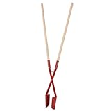 Galaflor Handbagger (Stahl) mit Holz-Stiel (95 cm) - Gesamtlänge 152 cm |...