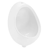 LuxeBath Urinal Weiß Zulauf von Oben, Keramik Pinkelbecken mit...