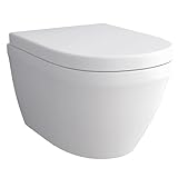 Alpenberger Wand WC Spülrandlos | Moderne Toilette WC Set | Tiefspüler...