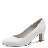 Tamaris Damen Pumps Vegan weiß 39