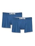 Levi's Herren Solid Basic Boxers Boxer-Shorts, Indigo, L