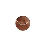 Dochais Perlen Kette Damen Frauen Gold Silber Halskette mit 4x6mm...