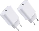 Seadmit 20W USB C Adapter, USB-C Ladegerät kompatibel mit i-Phone...
