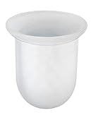 WENKO WC-Bürstenbehälter aus Glas, Ersatz-Bürstenhalter geeignet für...