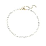 beejune Perlenkette Damen, Perlen Kette, Pearl Necklace Women, Moderne...