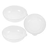 TOGEVAL 3 Stück Teiliges Kunststoff Waagschalen mit Messskala Präzise...