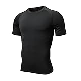 Atractivoll Sportshirt Herren, Fitness Kurzarm Atmungsaktiv Activewear...