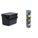 TATAY Mülltrennsystem Küche | 1 Biomülleimer Smart 6L Schwarz ohne...