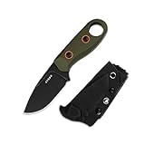 Kizer Beaver Outdoor Messer mit Scheide, 2.75' D2 Feststehende Klinge EDC...