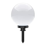 SellTec Kugelleuchte aussen, Gartenlampe weiß | Außenleuchte...