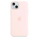 Apple iPhone 15 Plus Silikon Case mit MagSafe – Hellrosa...