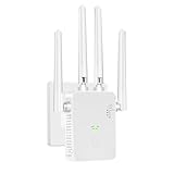 Aenxwa WLAN-Extender-Signalverstärker für bis zu 6.000 m² und 60...