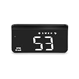 AMROOLOO Car Heads Up Display HUD Windshield Mount Head Up Display Car...
