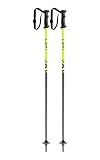 LEKI Kinder Rider Skistöcke, Black-Neonyellow-White, 100CM