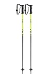 LEKI Kinder Rider Skistöcke, Black-Neonyellow-White, 105CM