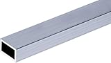 Aluminium Rechteckrohr Alu Profilrohr Walzblank Vierkantrohr Stange...