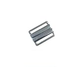 Großhandel für Schneiderbedarf Bikiniverschluss Metall silber 25 mm...