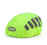 Bodiiwuliu Fahrradhelm Regenschutz, Reflektoren Helmüberzug, Fahrradhelm...