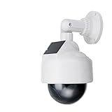 PORFOYO Dummy Kamera Solar Kamera Attrappe Mit Objektiv Und Rotem LED...