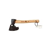Bison Jägerbeil 1879 500g I Allrounder 330 mm lang für Wald, Camping &...