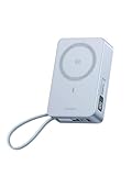 UGREEN MagFlow Magnetische Powerbank 20000mAh 25W, ultraschnelle Qi2 25W...