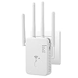 Aenxwa WLAN Repeater WLAN Verstärker 1200Mbit/s Dualband 2,4GHz+5GHz WiFi...