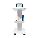 TTISJHK 3-stöckiger Kosmetikwagen mit Rollen, 40 kg Tragkraft Beauty...