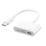 3-in-1 USB/TF/SD Karte Handy Computer Multifunktions-OTG-Kartenleser Typ C...