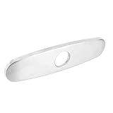 25cm Wasserhahn Abdeckung Platte, Edelstahl Wasserhahn Deckplatte Blende...