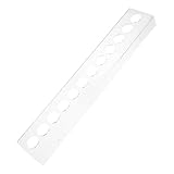 FOMIYES 12 Löcher Friseur-Werkzeug-Aufbewahrungsregal, Wandmontage,...