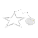 PRETYZOOM 3 Stück LED Fensterlichter mit Saugnapf Batteriebetriebene...