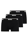 BOSS Herren Trunk 3p Co/EL Boxershorts, Black 001, XXL EU
