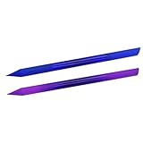 ABOOFAN 2 Stück Glasnagelfeilen Zylindrisch 100x6mm Pediküre...