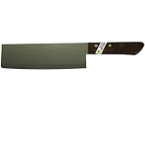 Kiwi Kochmesser mit Holzgriff 31,5cm aus Stahl Messer [#22], Silber, Braun