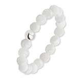GD GOOD.designs Anti Stress Ring aus Mondstein Naturstein Perlen für Damen...