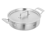 Kuhn Rikon CULINARY FIVPEPLY Servierpfanne 3.0 L, 24 cm, Edelstahl,...