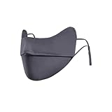 DFEPPJHG Eisseidenmaske Sommermaske Dünne Maske(Darkgray)