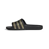 Adidas Unisex EG1758 Adilette Aqua Straßen-Laufschuh, Core Black Gold...