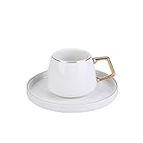 KARACA Saturn Gold Türkische Kaffeetassen, Mokkatassen-Set für 6...