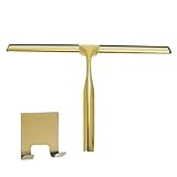 Duschabzieher – Edelstahl-Fensterabzieher | 25 cm ergonomischer,...